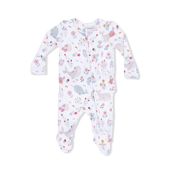 Garden Sea Creatures Baby Pajamas