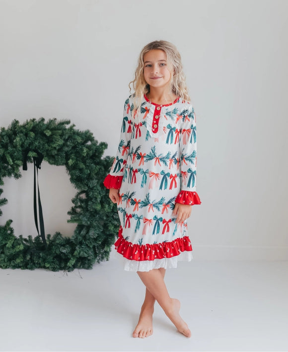 Holly & Bows Lounge Gown