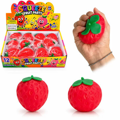 Strawberry Dough Ball Squishy JuJu's Kids Boutique