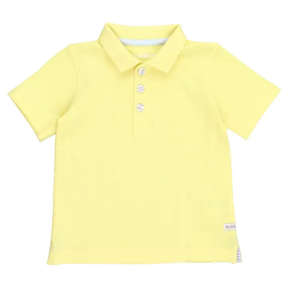 Yellow Pique Polo Shirt