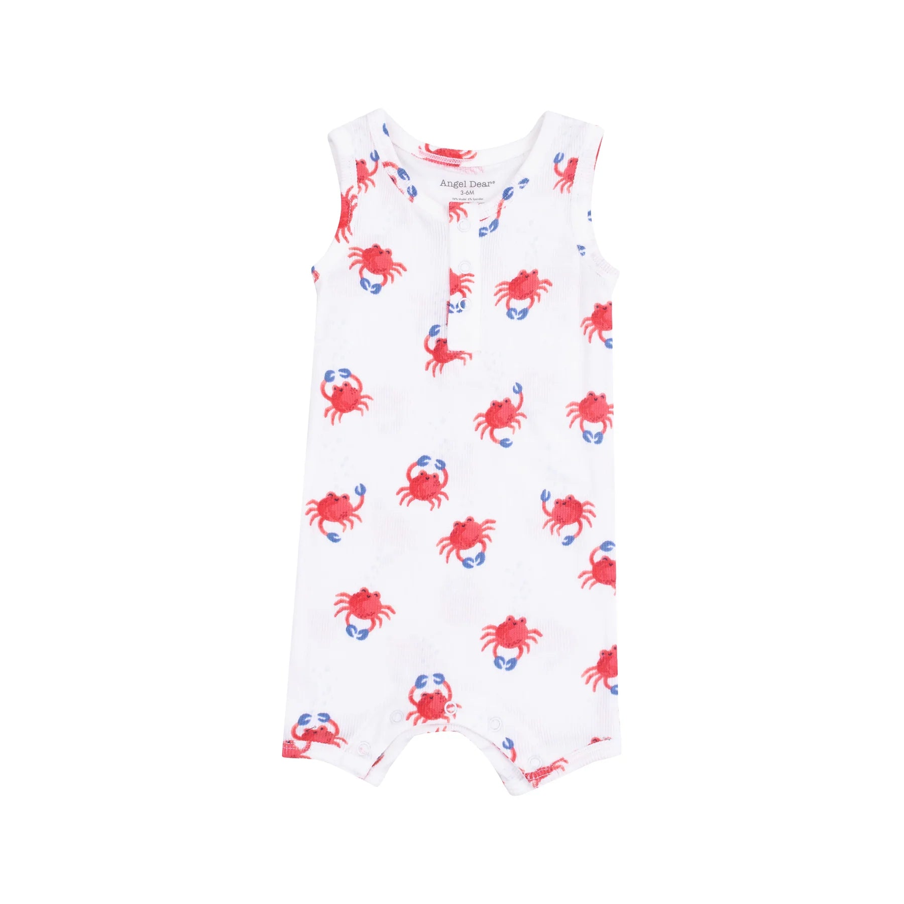 Crabby Cuties Sleeveless Shortie Romper