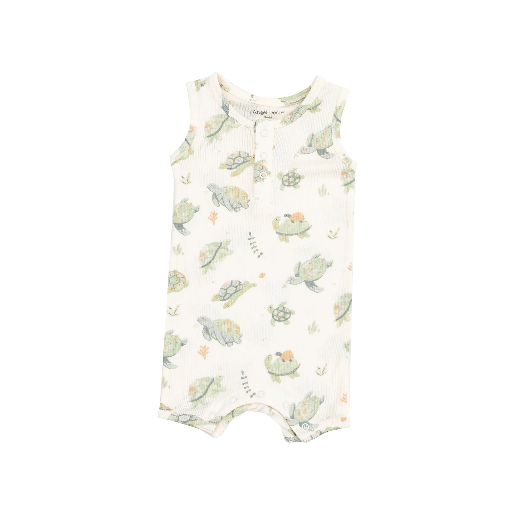 Sea Turtles Sleeveless Shortie Romper