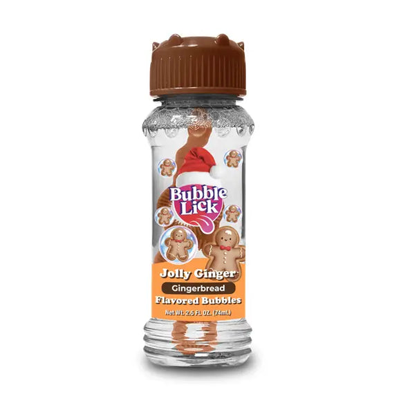 Bubblelick Jolly Ginger Bubbles, Holiday, Stocking Stuffer
