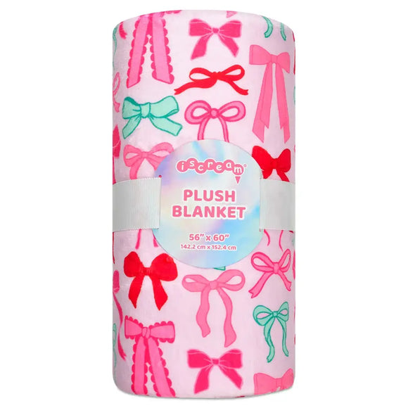 Merry Bows Plush Blanket ISCREAM