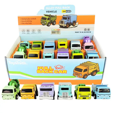 Rollin’ Medium Diecast Pull-Back Metallic Truck