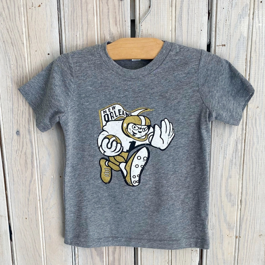 Retro Player Kids Tee-Grey