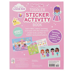 Pretty Pink Toddler Sticker Activity Book - 0