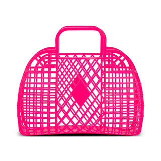 Buy neon-pink Large Jelly Tote