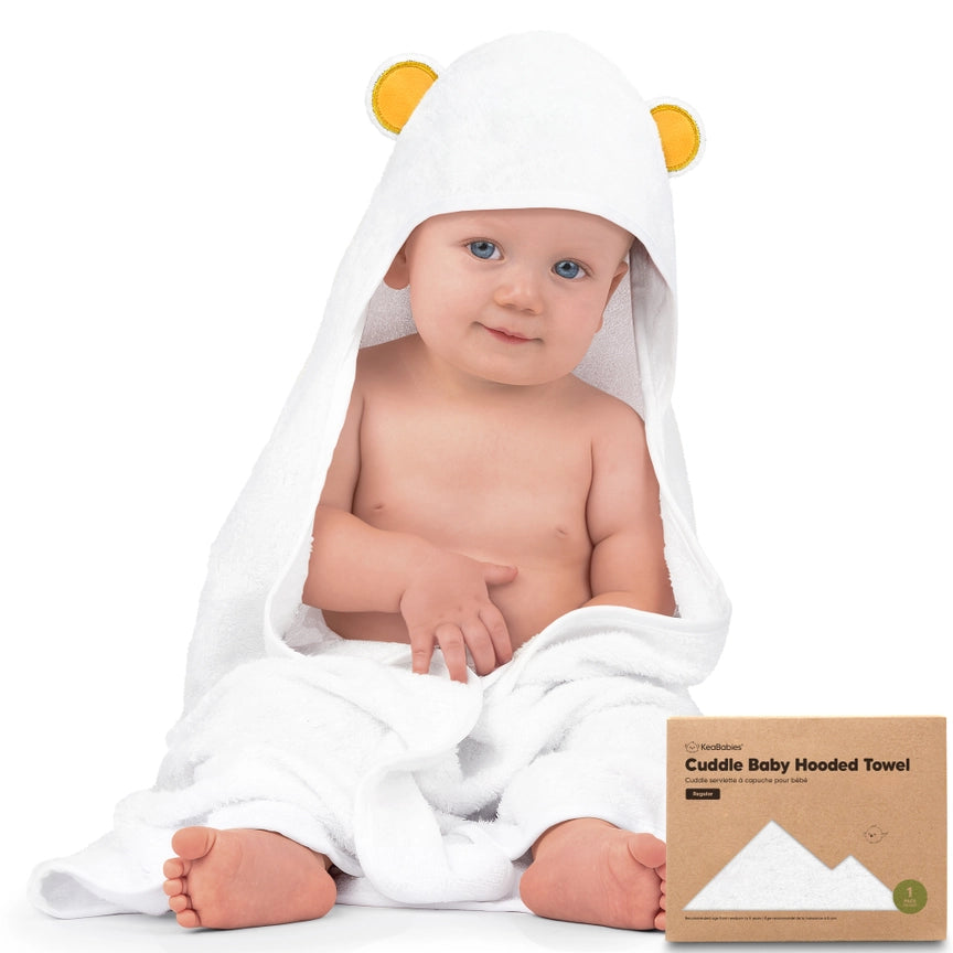 Bear Cuddle Baby Hooded Towel