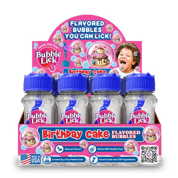 Bubblelick™ Birthday Cake Bubbles