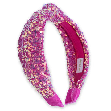 Sequin Knotted Headband - 0