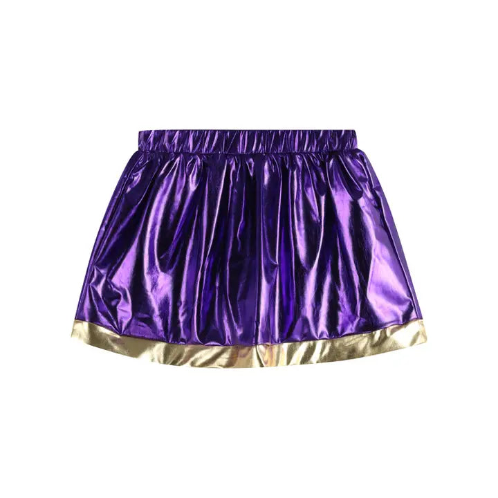 Purple and Gold Mardi Gras Skort