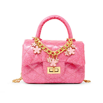 Classic Sparkle Top Handle Handbag