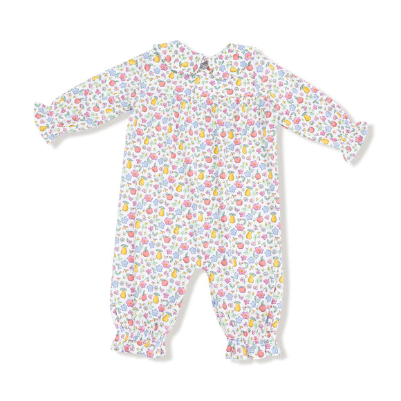 Fall Fruit Floral Romper