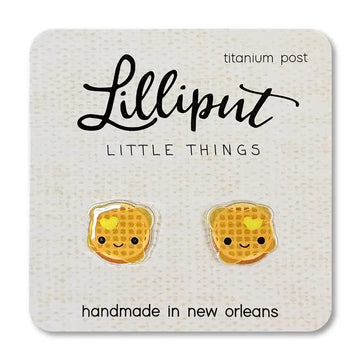 Waffle Earrings