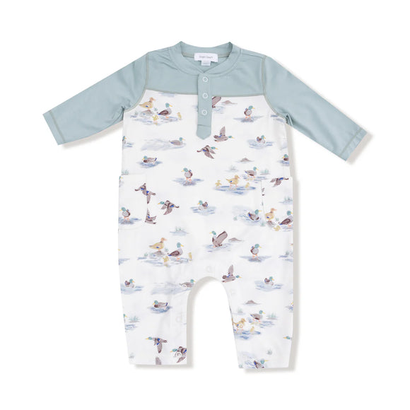 Migrating Mallards LS Romper