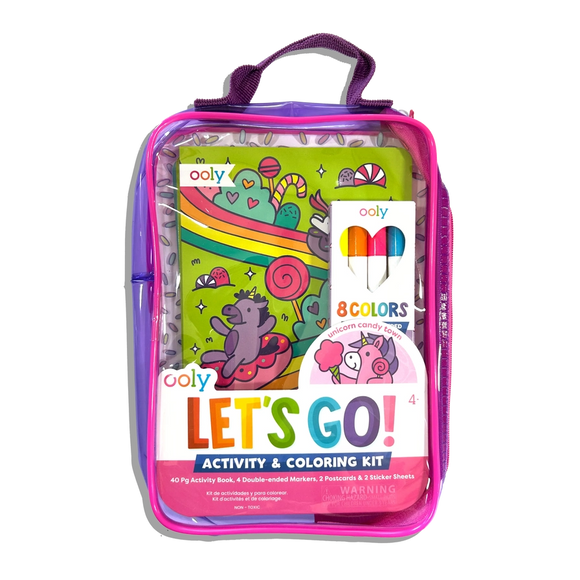Let's Go!: Activity & Coloring Kit Unicorn