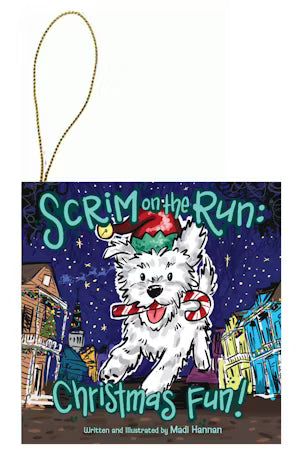 Scrim on the Run! Christmas Fun! Ornament