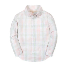 Organic Stretch Poplin Shirt -- Chateau Plaid