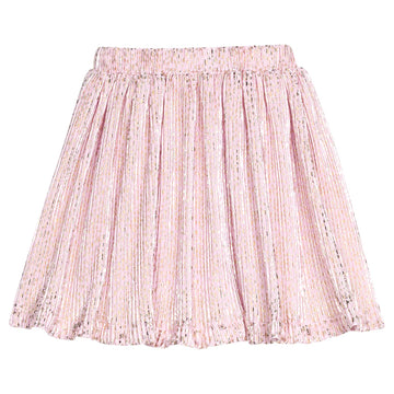 Circle Skort - Pink Crinkle Stars