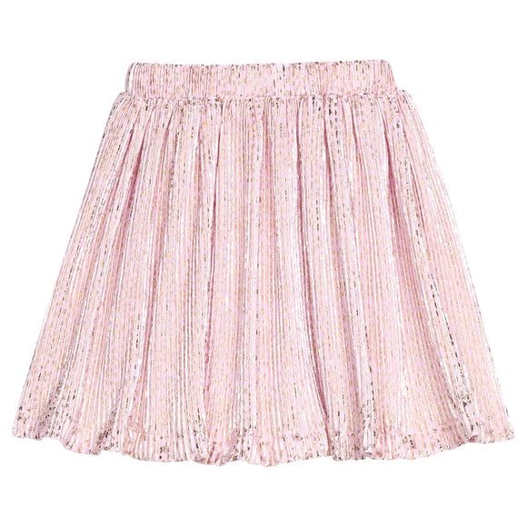 Circle Skort - Pink Crinkle Stars