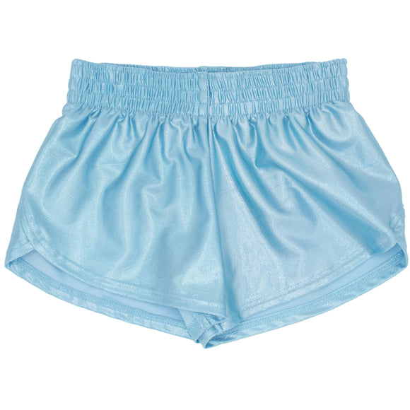 Light Blue Shimmer Steph Shorts