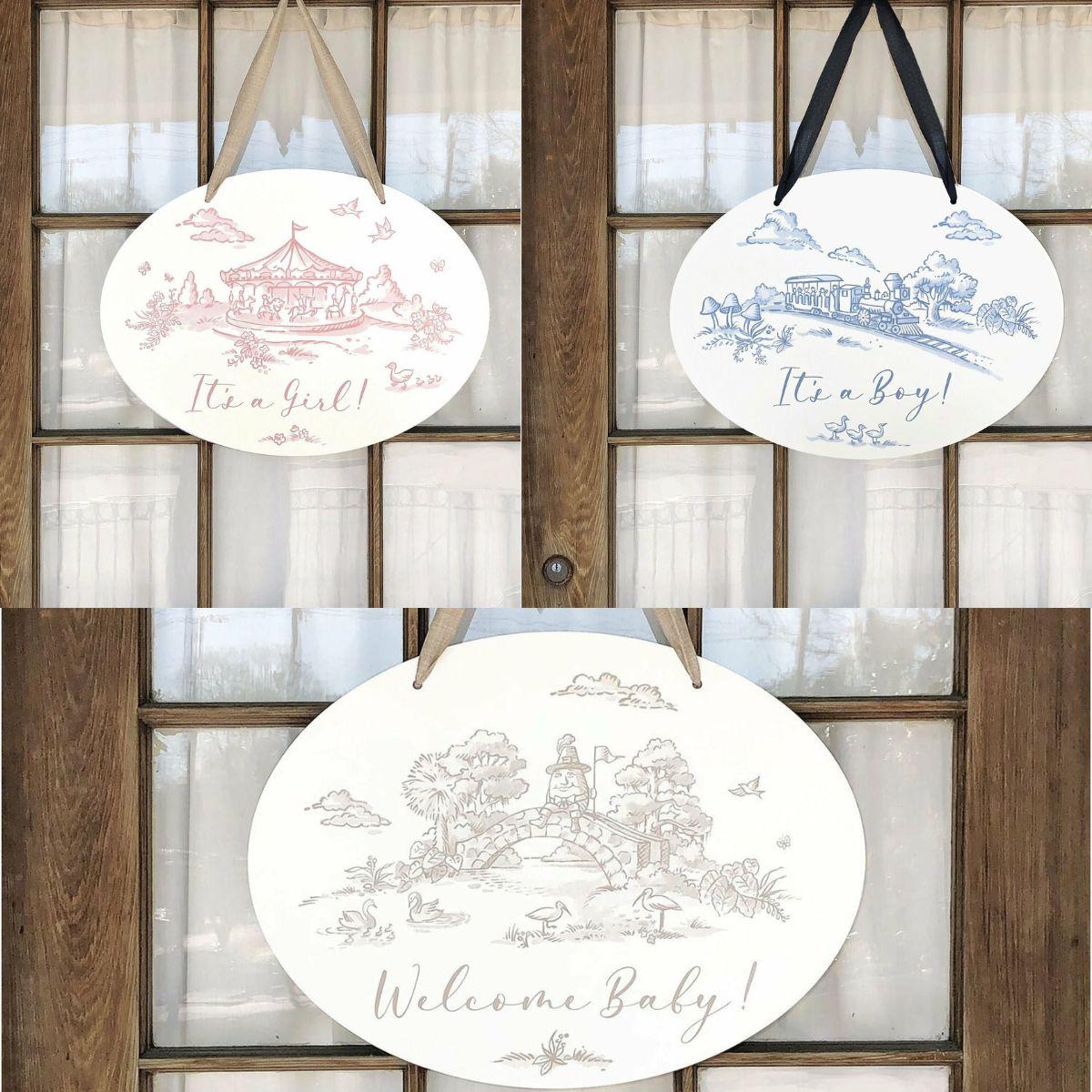 STORYLAND TOILE DOOR HANGERS