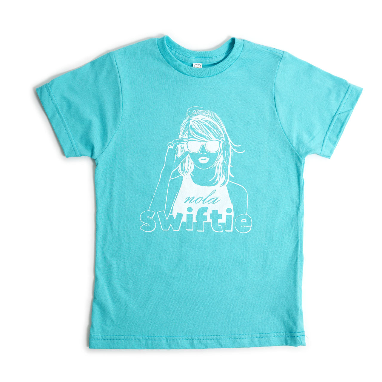 Buy turquoise NOLA Swiftie T-shirts