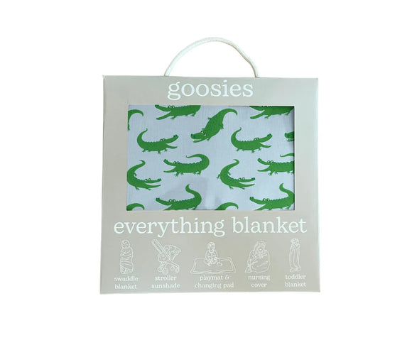 Everything Blanket - Blue Alligators