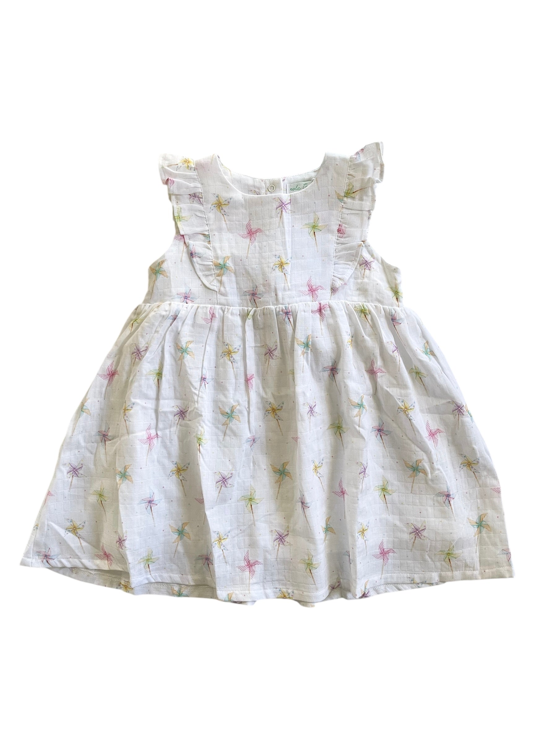 Pinwheel Party Muslin Dress