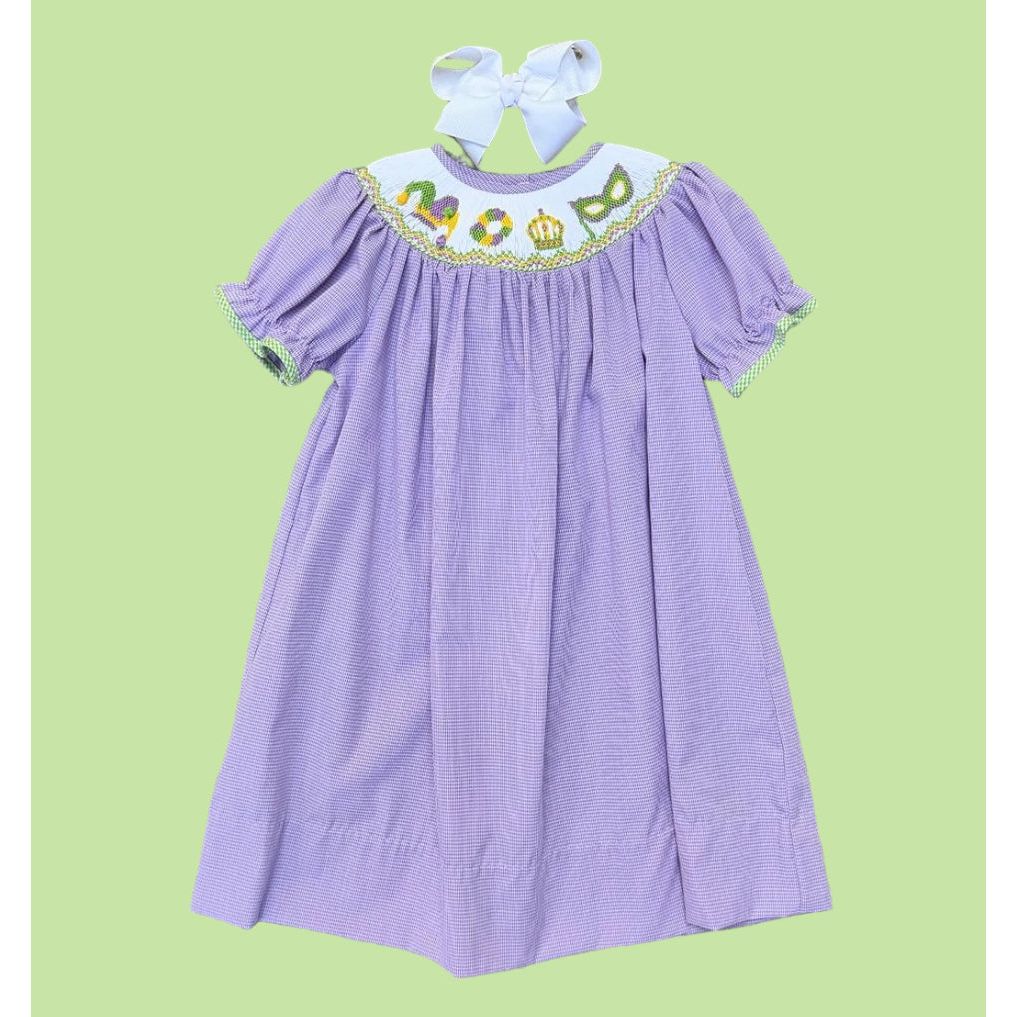 Mardi Gras Carnival Smock