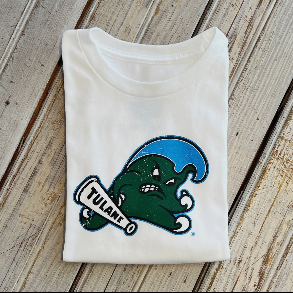 Tulane Angry Wave Tee