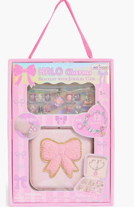 Halo Charms Bracelet & Jewelry Case