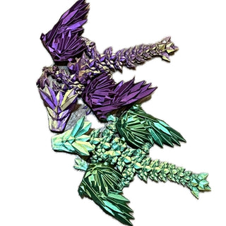 Buy purple-gold-7 Baby Crystal Wing Dragons