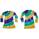 Mardi Gras Tie Dye Wave Dress-1