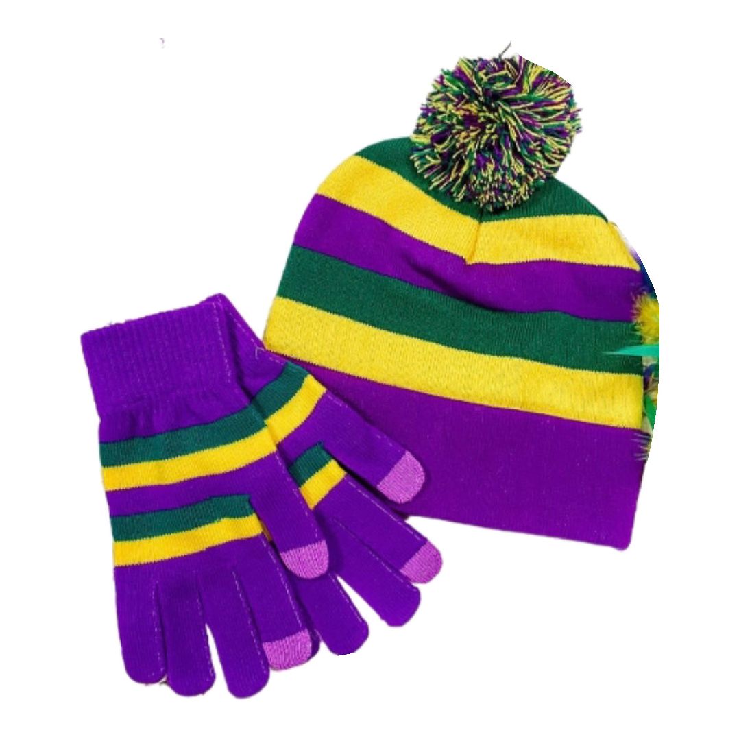 Mardi Gras Gloves - 0