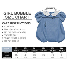 Tulane Green Wave Embroidered Hunter Green Girls Baby Bubble Short Sleeve - 0