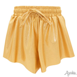 Gold Shimmer Butterfly Shorts