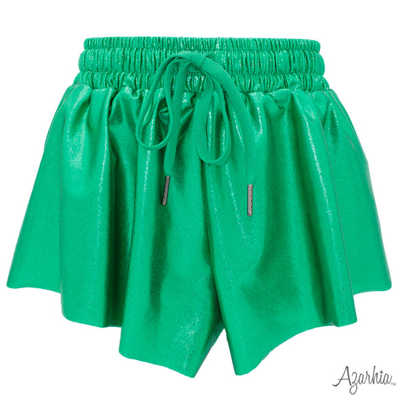 Green Shimmer Butterfly Shorts