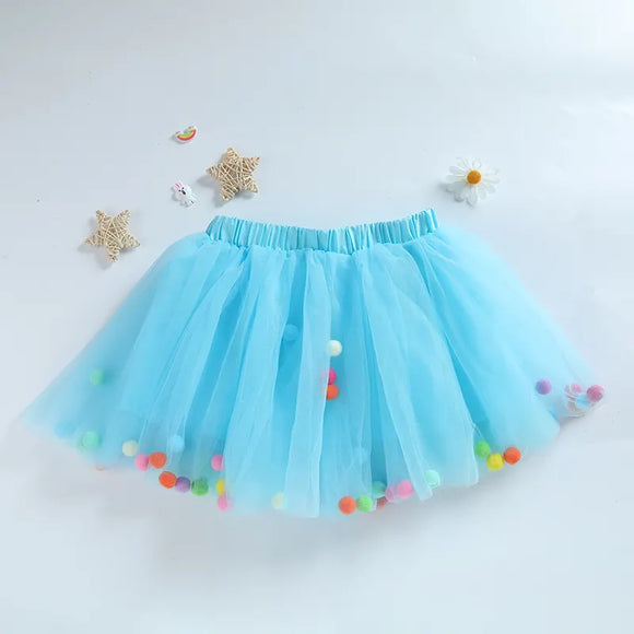 COLORFUL POM POM TUTUS
