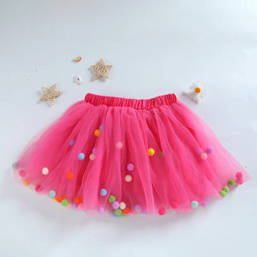 COLORFUL POM POM TUTUS