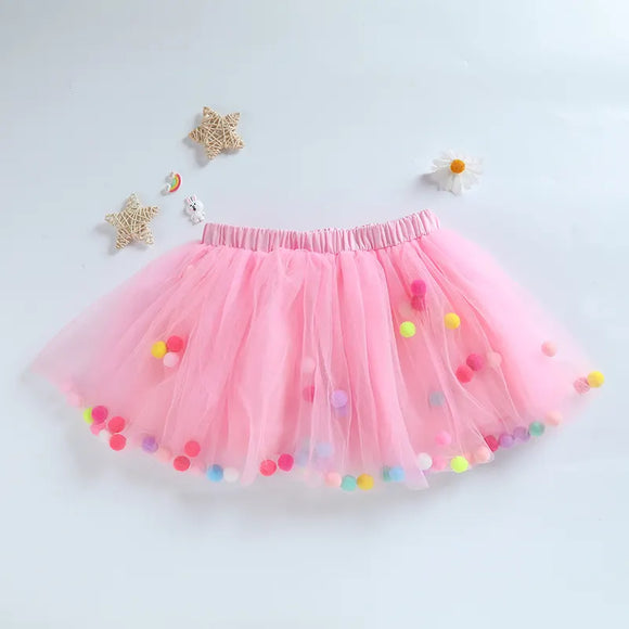 COLORFUL POM POM TUTUS