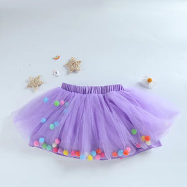 COLORFUL POM POM TUTUS
