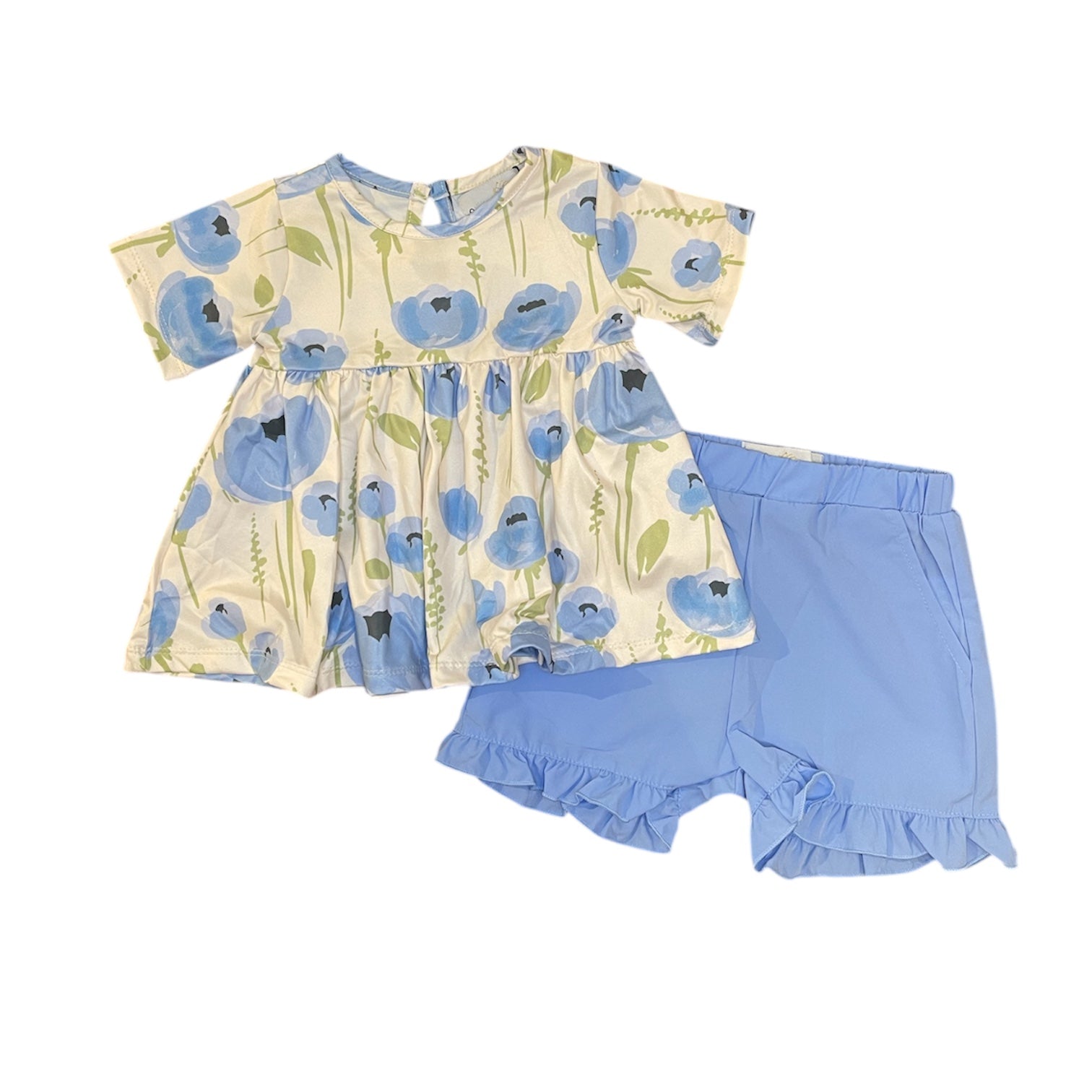 Periwinkle Floral Set