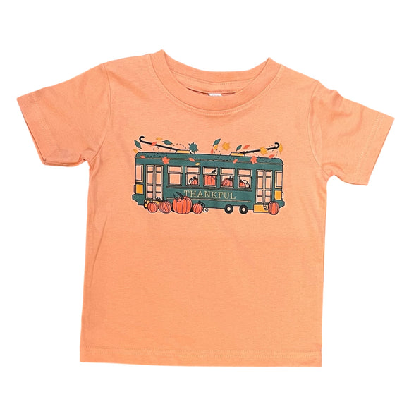 Thankful Streetcar T-Shirt (Sunset)