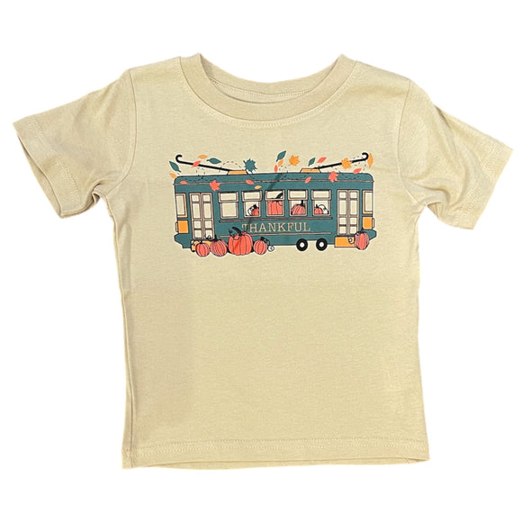 Thankful Streetcar T-Shirt (Latte)