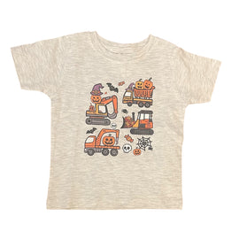 Halloween Construction Distressed Tee