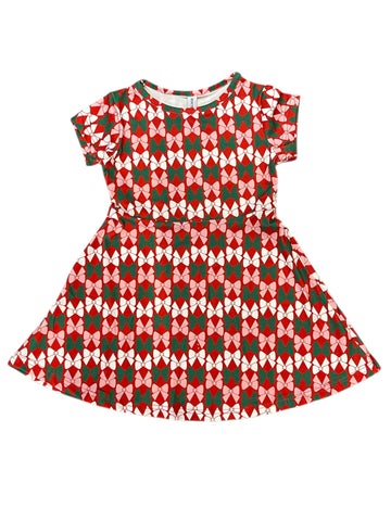 Charlotte Dress Christmas Bows
