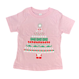 Cajun Christmas Pink Tee
