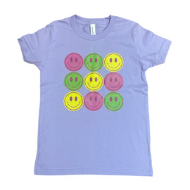 Mardi Gras Smileys Tee